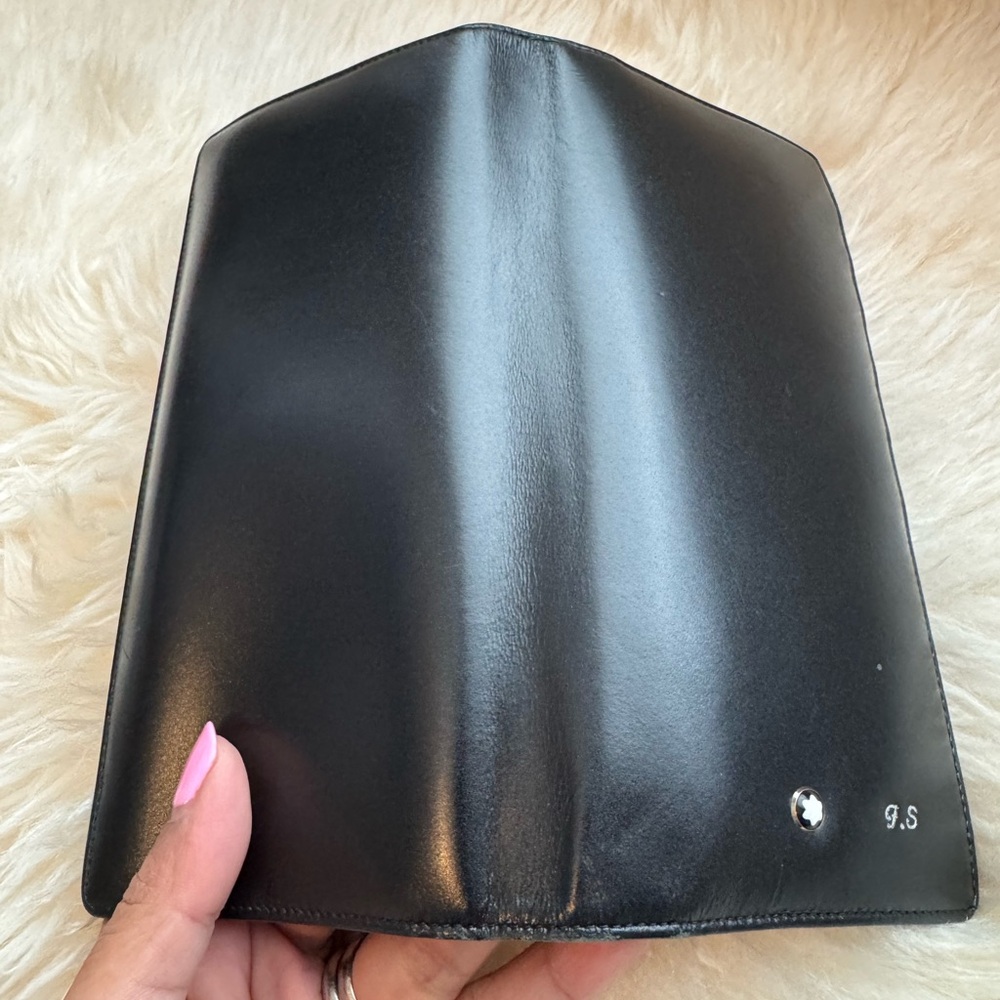 Montblanc Black Leather Wallet View 5